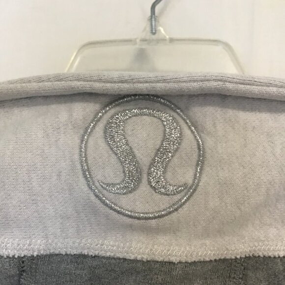Lululemon Two Toned Grey and White Scuba Hoodie Size 6 - Picture 7 of 9